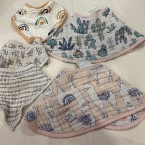 5 baby bib bundle